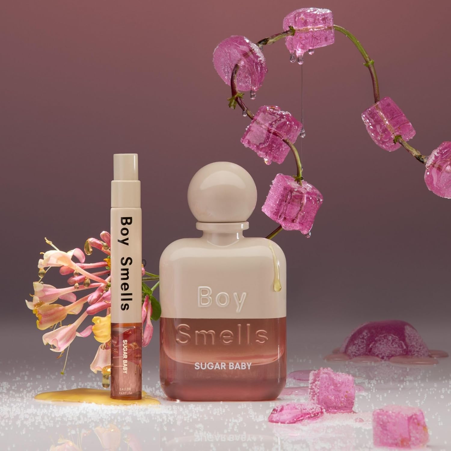 Boy Smells Sugar Baby Eau de Parfum – 10ml – Honeysuckle, Freesia, and Skin Musk – Sweet Floral Gourmand Perfume