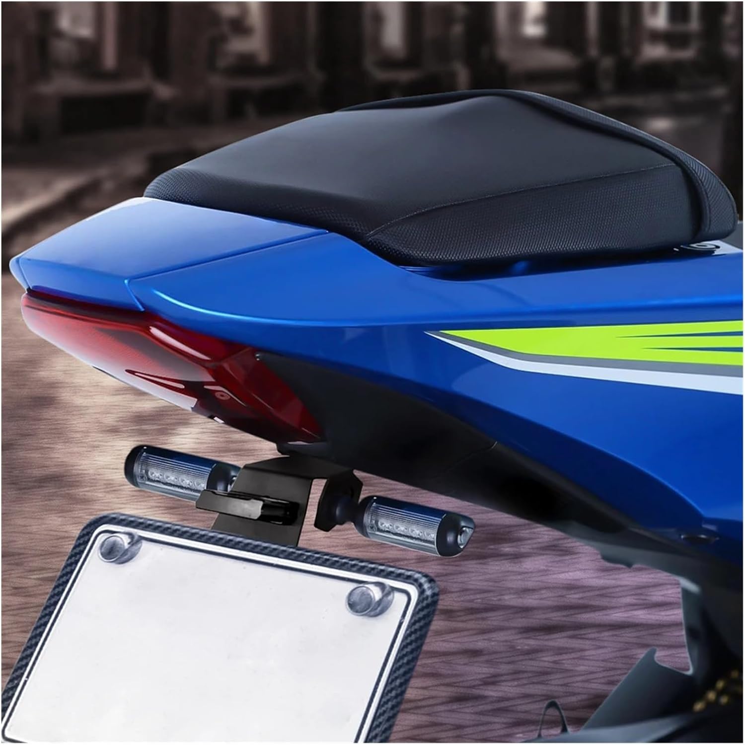 Compatible with GSXR150 2019-2024 License Plate Holder Rear Tail Frame Eliminator Bracket