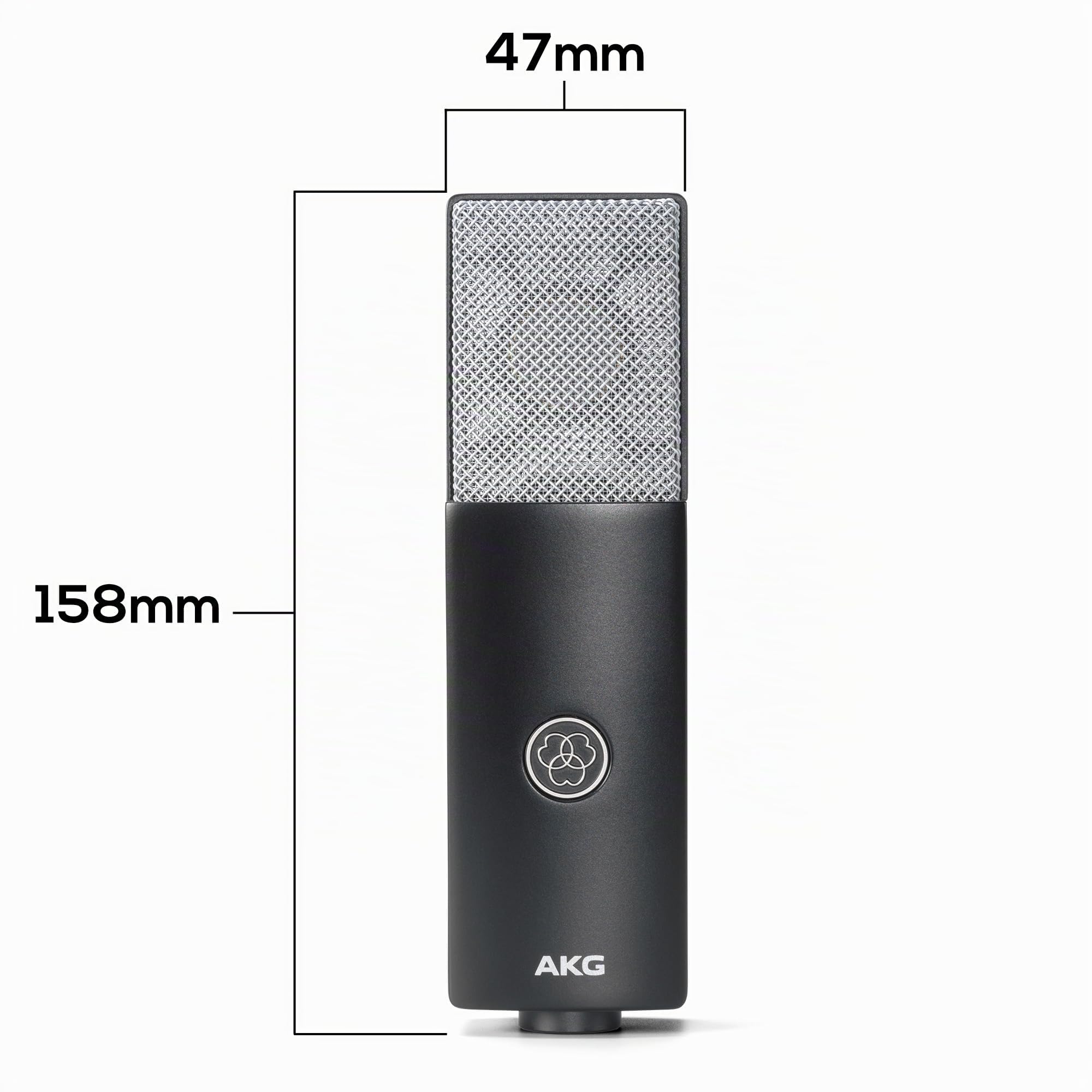 AKG C-Series C104 Micrófono de Condensador cardioide de diafragma Grande Creadores de Contenido y músicos