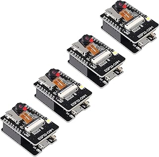 4 Set ESP32 Cam WiFi Bluetooth Development Board with OV2640 Camera Module + Micro USB to Serial Port CH340C 4.75V-5.25V Nodemcu for Raspberry Pi