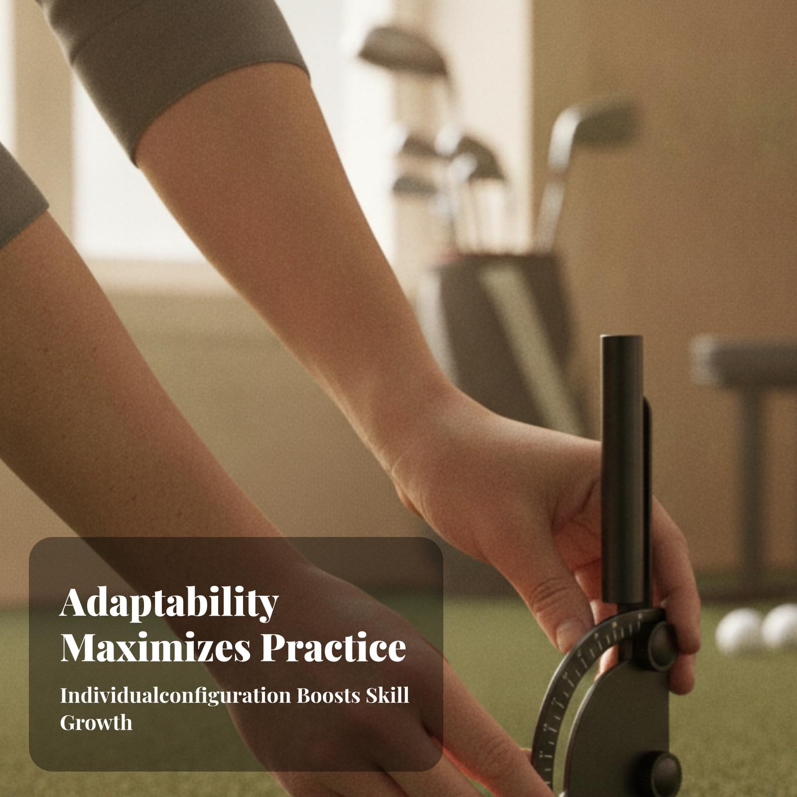 Supporto per Bastoni di Allineamento | Design Compatto e Salvaspazio, Attrezzatura, per Casa, Golfisti