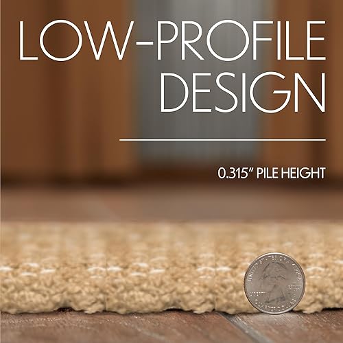 Miniatura 5 de VHC Brands Alfombra de arpillera ChindiTrapo Natural 27x48