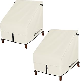 Porch Shield Patio Chair Covers - Waterproof Outdoor Lounge Deep Seat La...