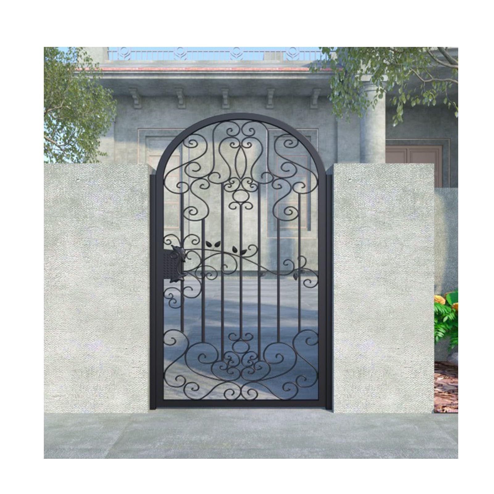 Arche de jardin en métal verrouillable pour sécuriser votre arrière-cour