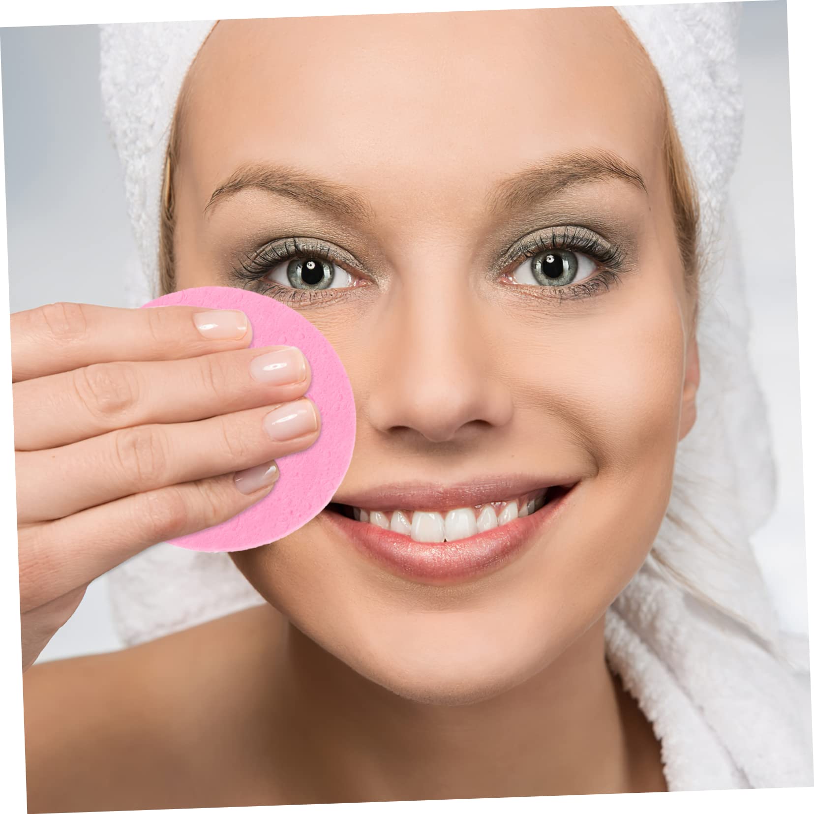 Beaupretty Lot De 3 Éponges Démaquillantes Douces Et Naturelles Pour Le Visage Pour Un Nettoyage En Profondeur Et Une Purification Des Pores 50 Pièces X 3