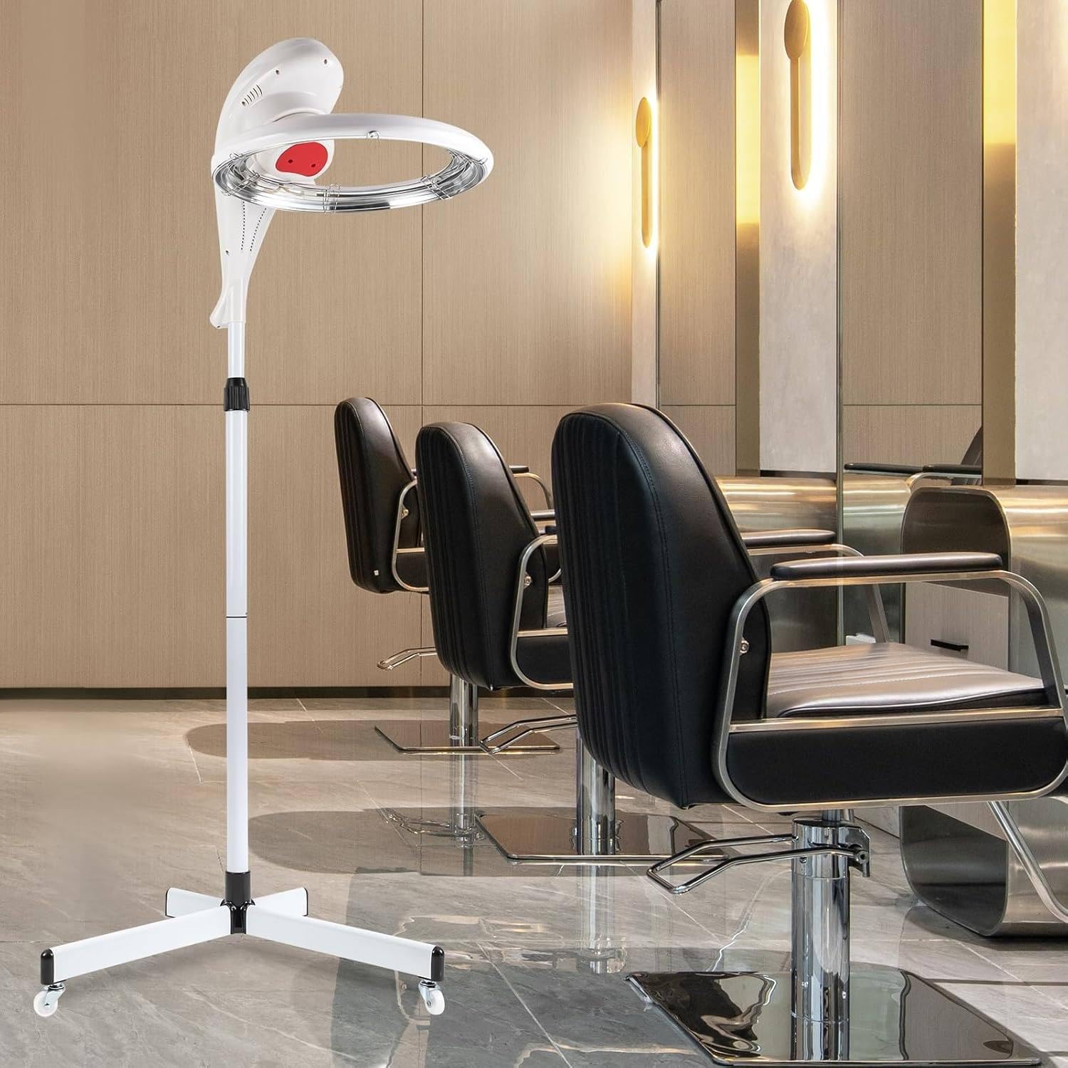 Orbiting Infrared Hair Dryer, 360° Rotation Hair Color Processor Rotating Hair Processor, Processor Salon Drying Perming Machine Hair Salon Hair Equipment for Scalp Care