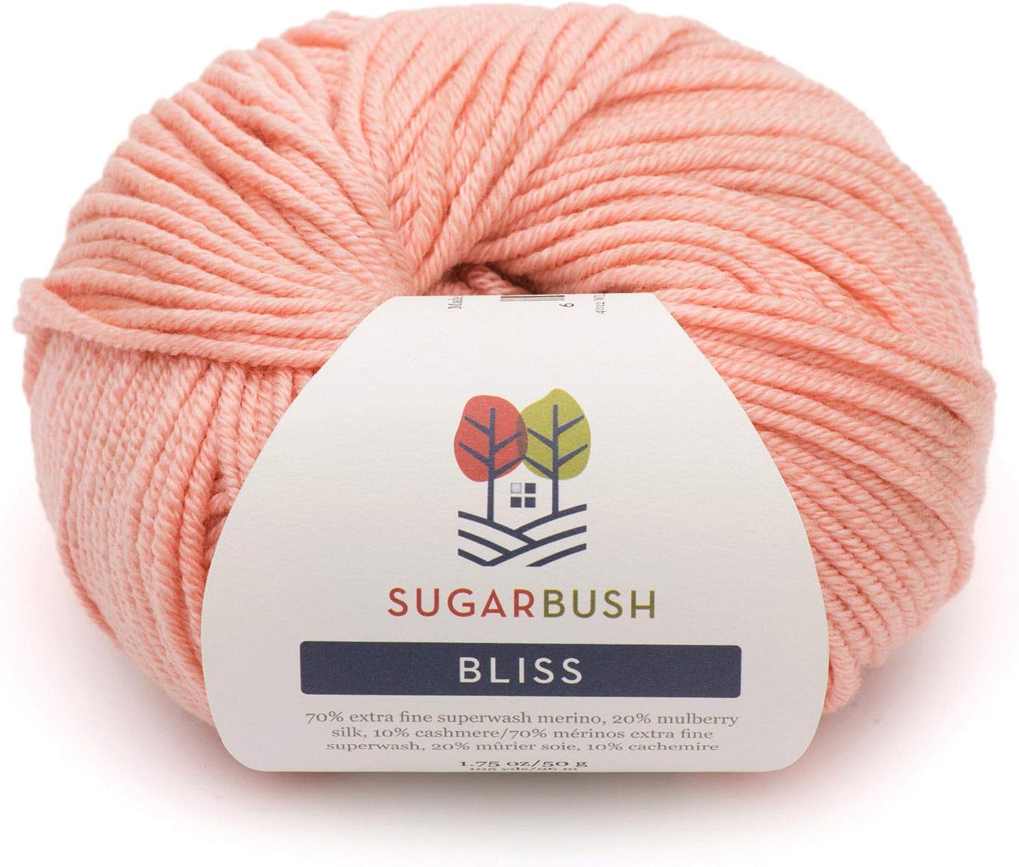 Bliss Light Weight - Merino Wool - Salmon Pink