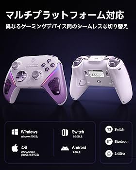 Amazon.co.jp: EasySMX コントローラー PC Switch 2 Steam Deck IOS