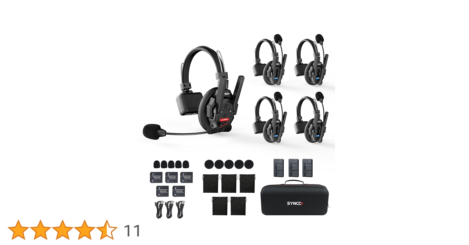 SYNCO XTALK XPRO 5 ワイヤレスインカムヘッドセットシステム Amazon.co.jp: SYNCO XTALK ワイヤレスインカムヘッドセット 5人