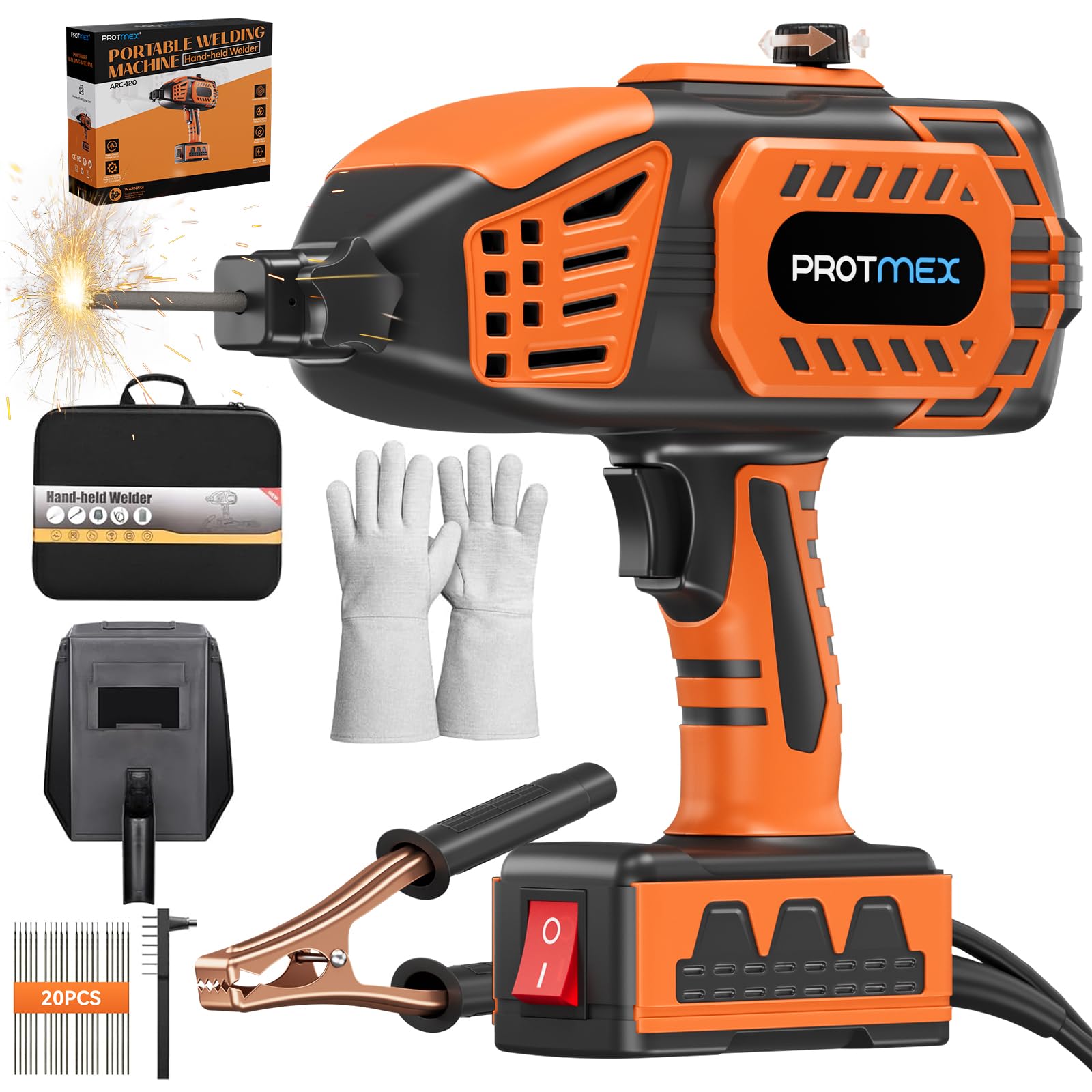 PROTMEX ARC-120 Portable Welder