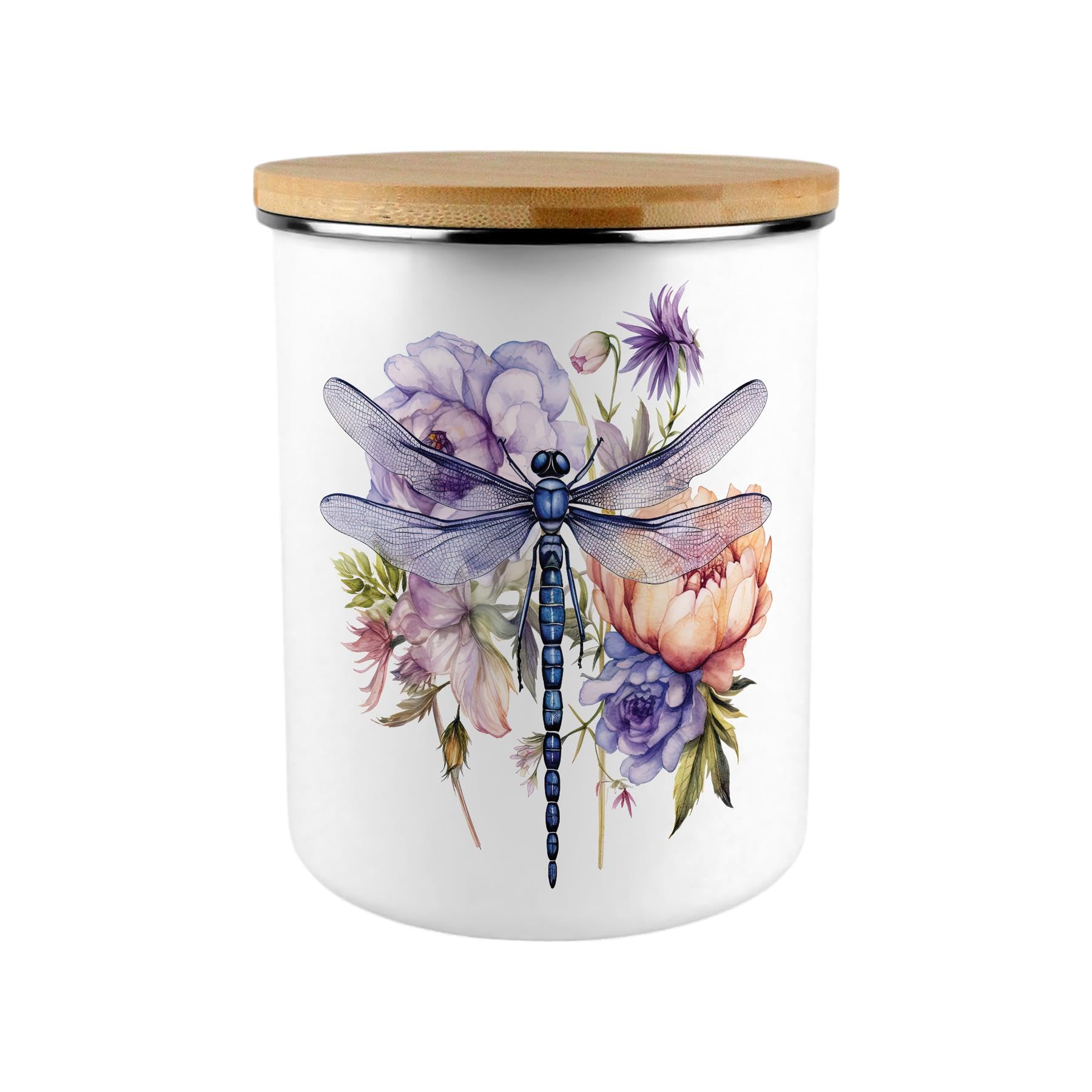 Dragonfly Storage Tin - 2.7L Extra-Large Home & Kitchen Container