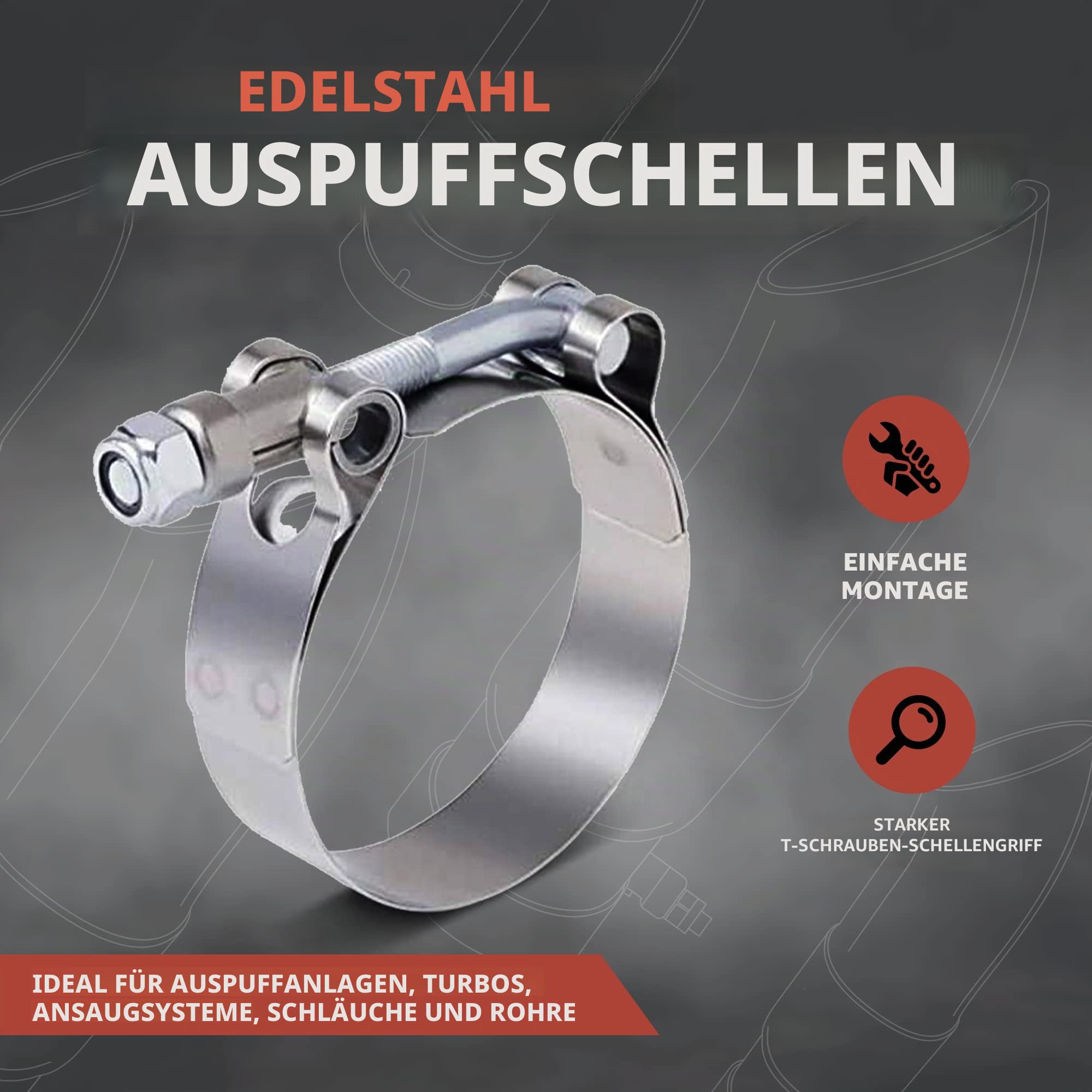 Shorty GP Auspuff Motorrad Slipon Short Schalldämpfer Rohr für 2017-2019 Honda Rebel CMX 500 CMX500, Schwarz