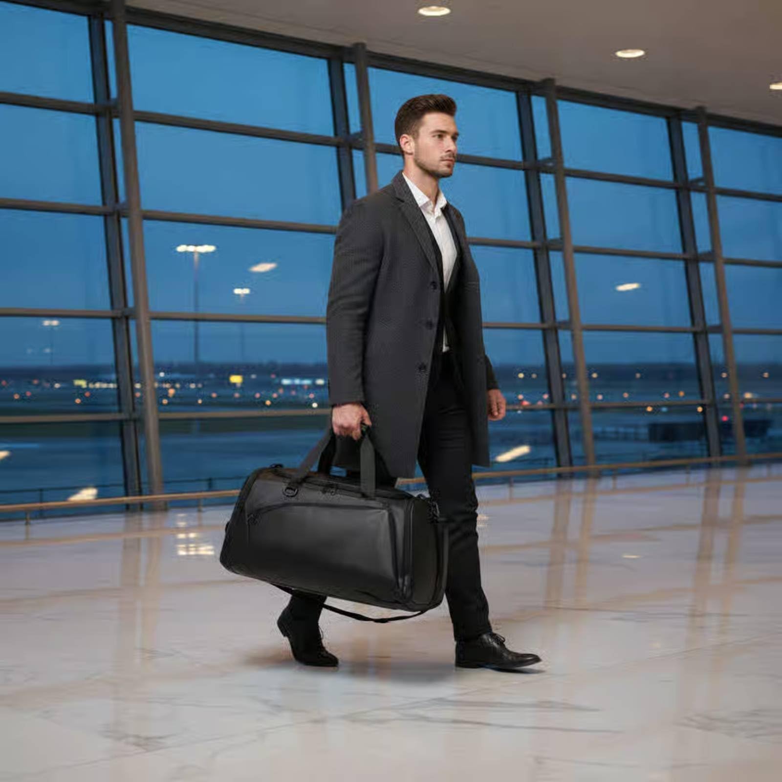 Bolso Viaje Gran Convertible en Mochila Gran Capacidad Bolsa Escapadas Cortas Multifunción Múltiples Bolsillos para Entrenamiento