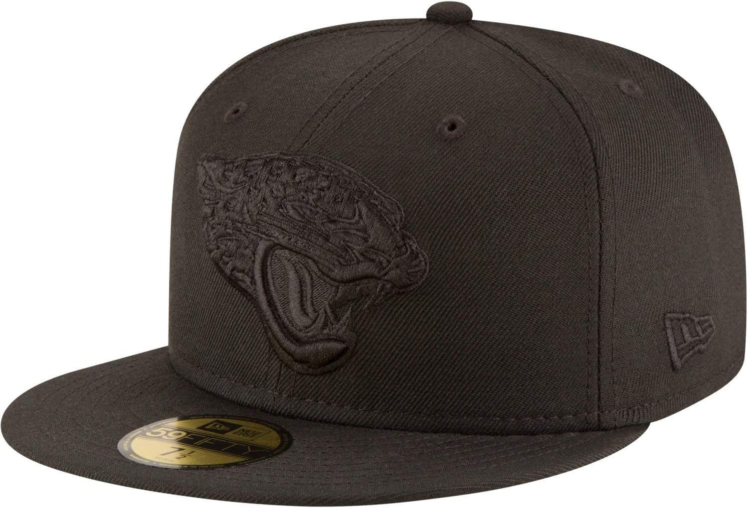 NFL Men's Black On Black 59Fifty Fitted Cap