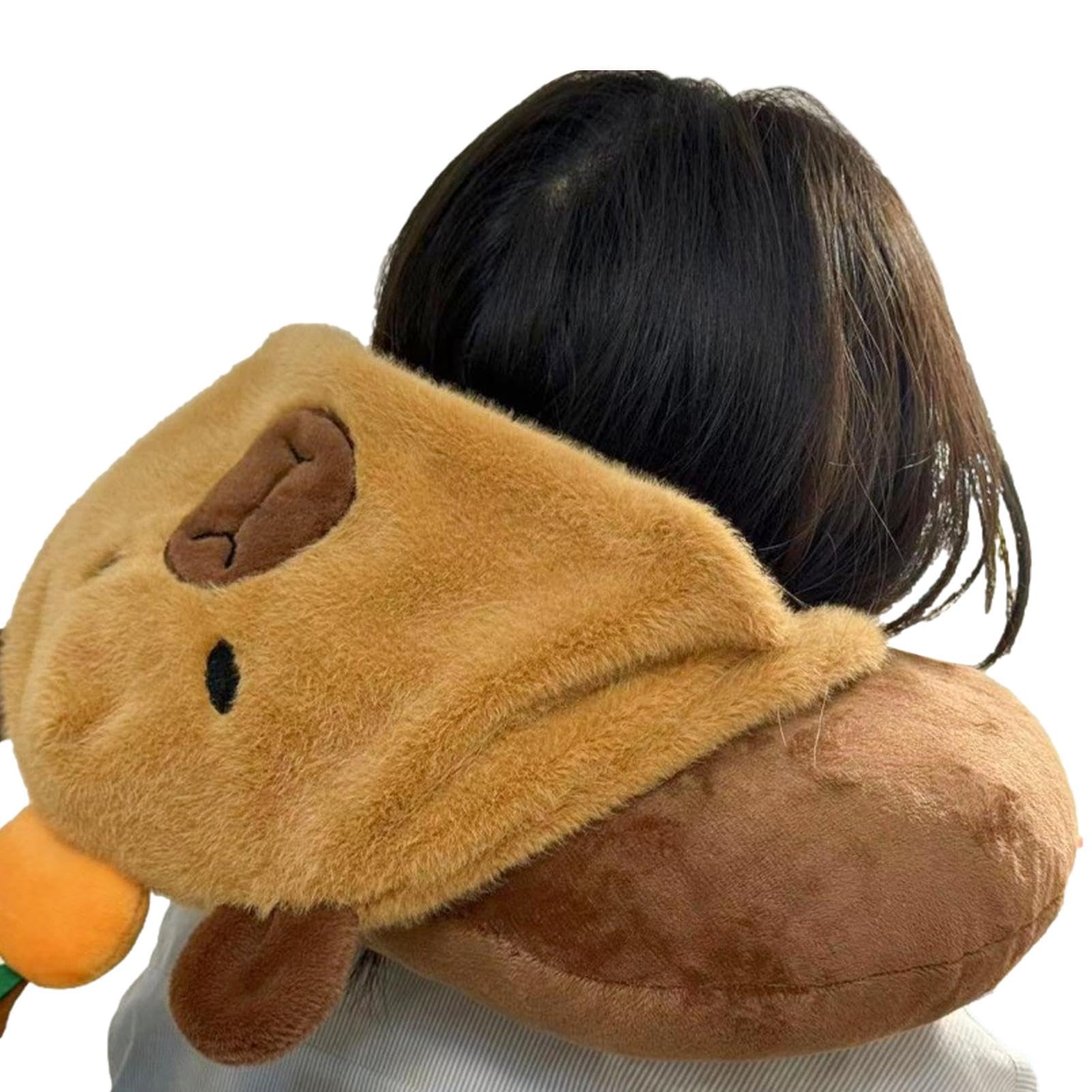 Nekkussen Voor Het Vliegtuig | 2 in 1 Capybara Pluche