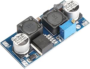 DROK Adjustable Automatic DC-DC Non-Isolated Buck-Boost Voltage Converter Regulator 3.8-32V to 1.3-35V 5V 12V 24V 3A 12W Step-up Step-Down Power Supply Transformer Module Board