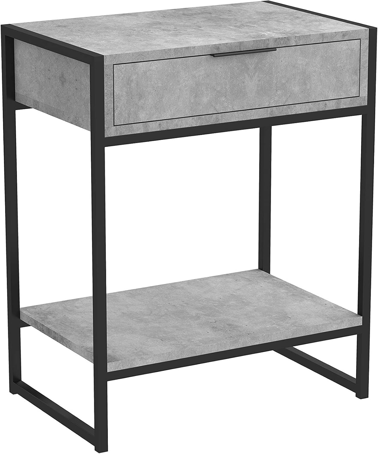 Safdie & Co. Safdie Furniture Top Line End Table, Grey Cement -