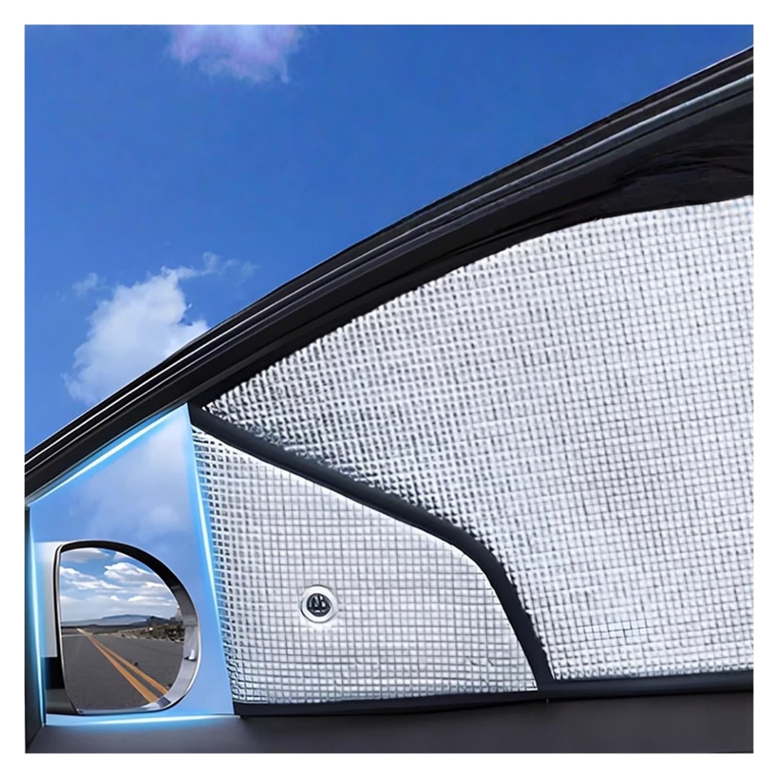 Parasole Finestrini Tende Auto Per Ford Per Transito Per Custom MK1 12-21 | Accessori per parasole per visiera per parabrezza a copertura totale per auto per Tourneo(Rear Windshield)