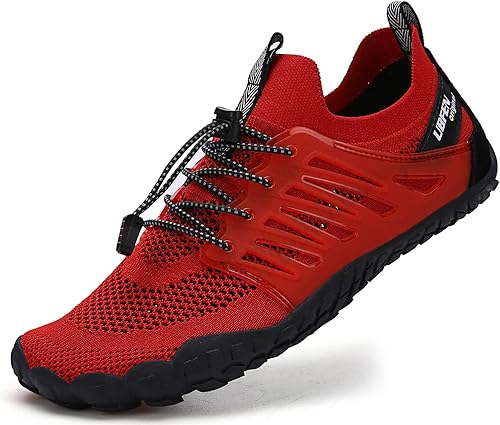 UBFEN Mens Womens Water Shoes Aqua Shoes Swim Shoes Beach Sports Quick Dry Barefoot for Boating Fishing Diving Surfing with Drainage Driving Yoga Upstream