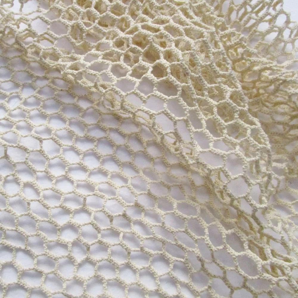 Elastyczna tkanina siatkowa, 99% bawełniana dzianina siateczkowa ażurowa francuska beżowa czarna 90x200cm do szycia dekoracji wnętrz(Black)
