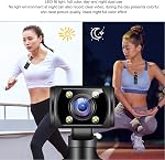 XUMIUZIY Handheld Action Camera, 4K HD WiFi Sports Camera with 180° Rotating Lens, 1.3 Inch HD Screen, 135° Ultra Wide, LED Flashlight, APP Control, Poc ket Camcorder for Travel