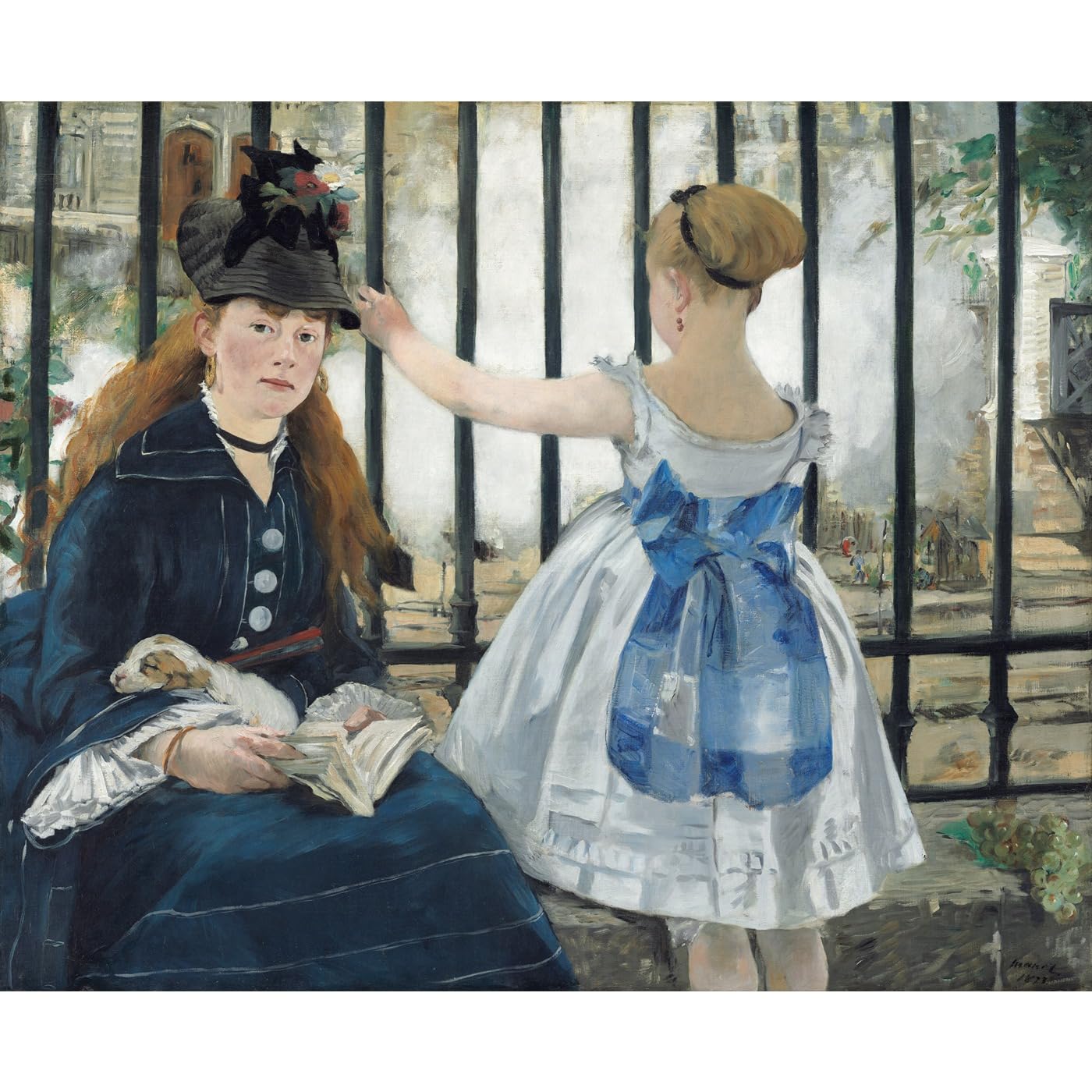 Poster Manet Le Chemin de Fer grand format pour bureau chic - 2