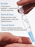 Vista 3 de WNP Ultra Hydrating Serum 3% Hyaluronic Acid Smoother Skin Pre-makeup SkinCare Anti-Aging serum for face Single-Use Vials Skincare for Sensitive