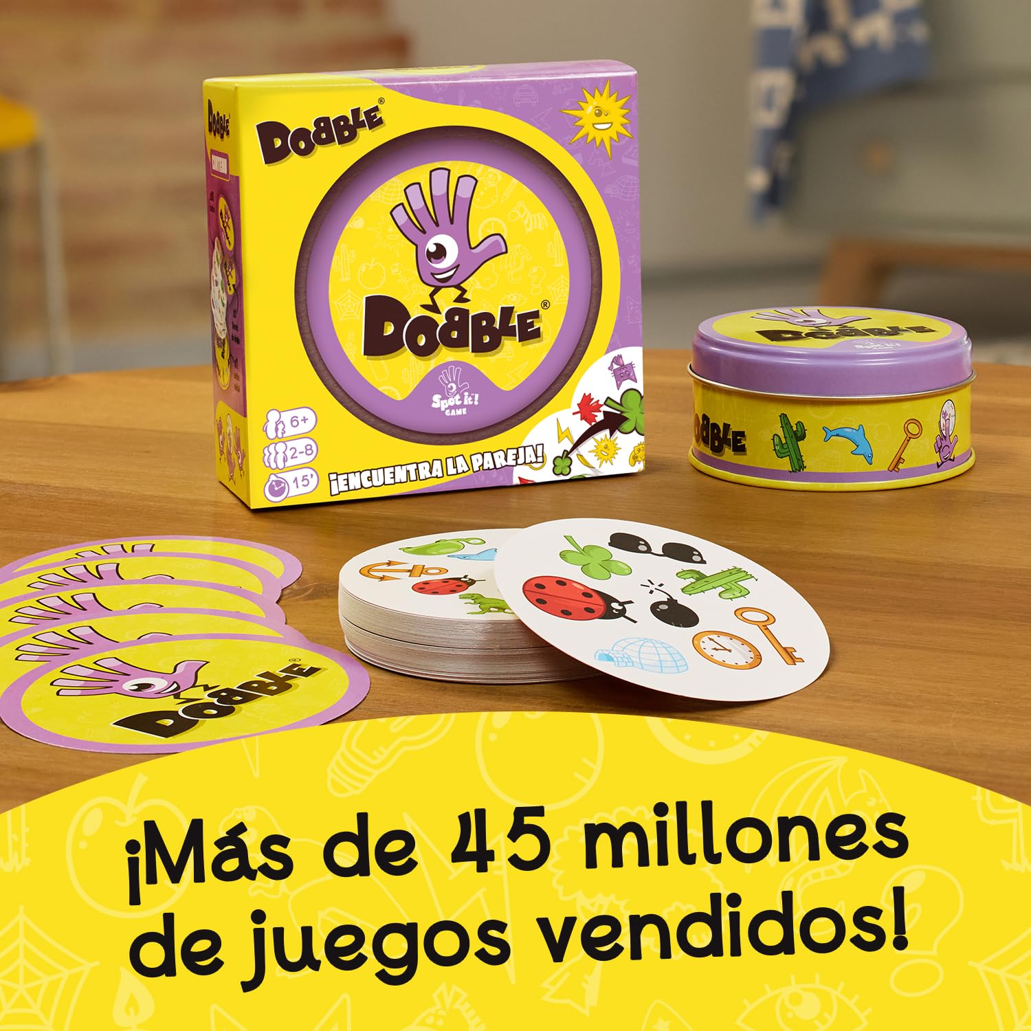 Zygomatic Dobble Classic Action and Reflex Card Game for Adults