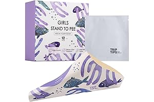 TRIPTIPS Disposable Female Urinal, Stand & Pee for Women (12-PACK)