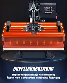 CREWORKS transfer press 11 in 1 heat press 38x30cm heat press machine multifunctional hot press machine heat press for T-shirts shoes cups hats pens baseballs plates