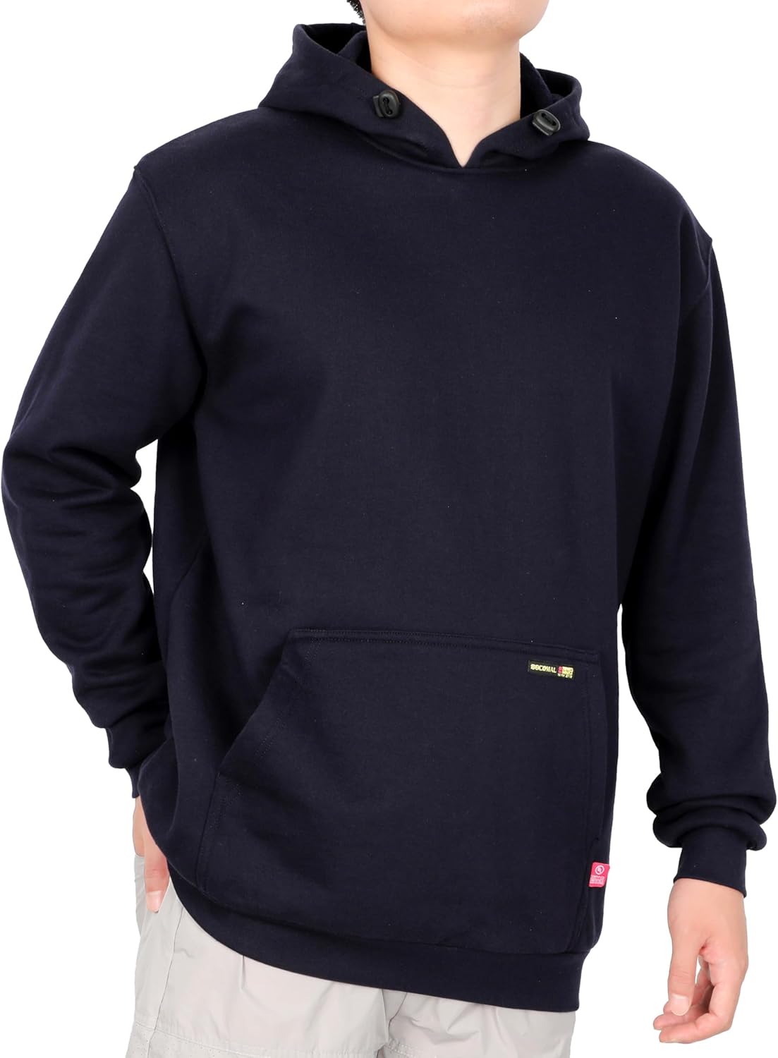 BOCOMAL FR Hoodies Pullover 14oz Heavyweight Cotton Fleece Flame Resistant Hooded Sweatshirts NFPA2112 - Image 6