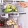 Refrigerator Drawer Organizers, Fridge Drawer Organizer, Pull Out with Handle, Clear Container for Food Drinks, Fit for 