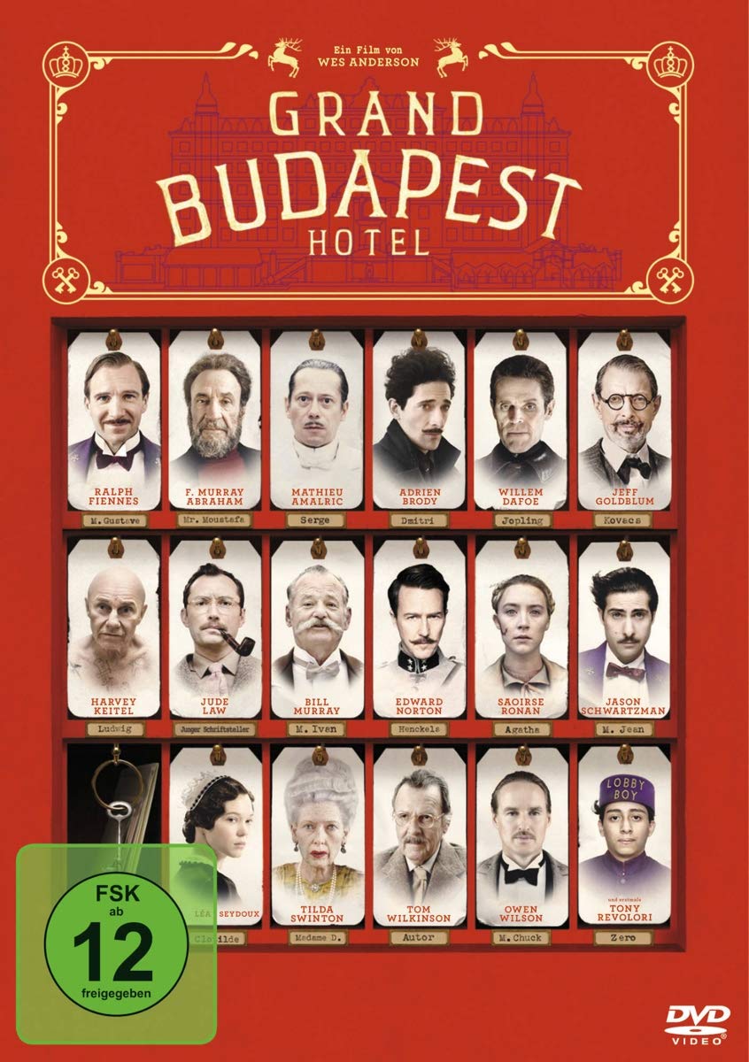 GRAND BUDAPEST HOTEL - GRAND B [DVD] [2013]