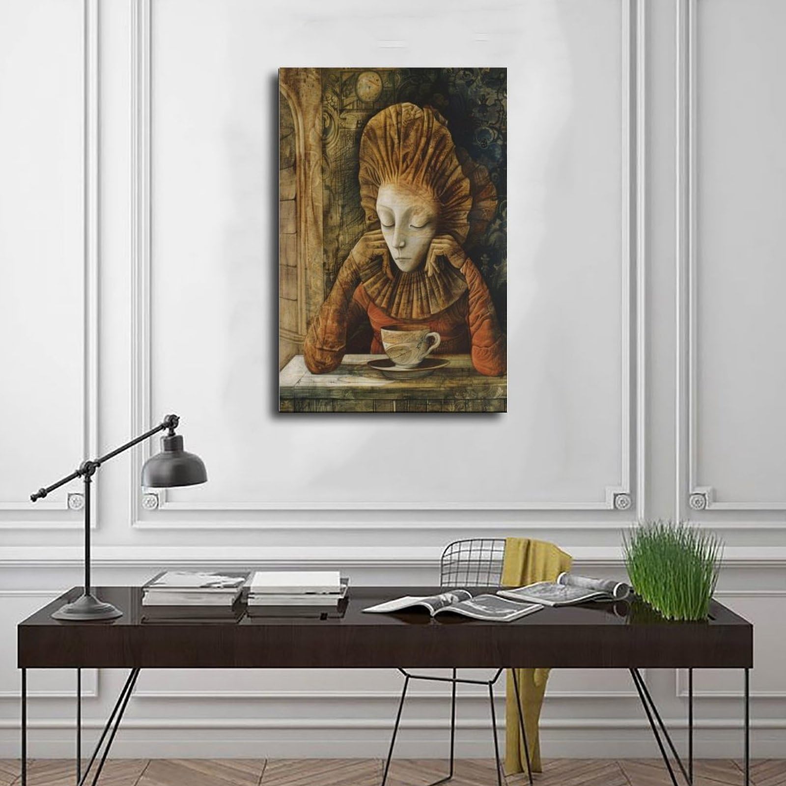 Leinwandposter Esoterische Beleuchtung, Wandkunstdruck, Bild, Gemälde, 50 x 75 cm