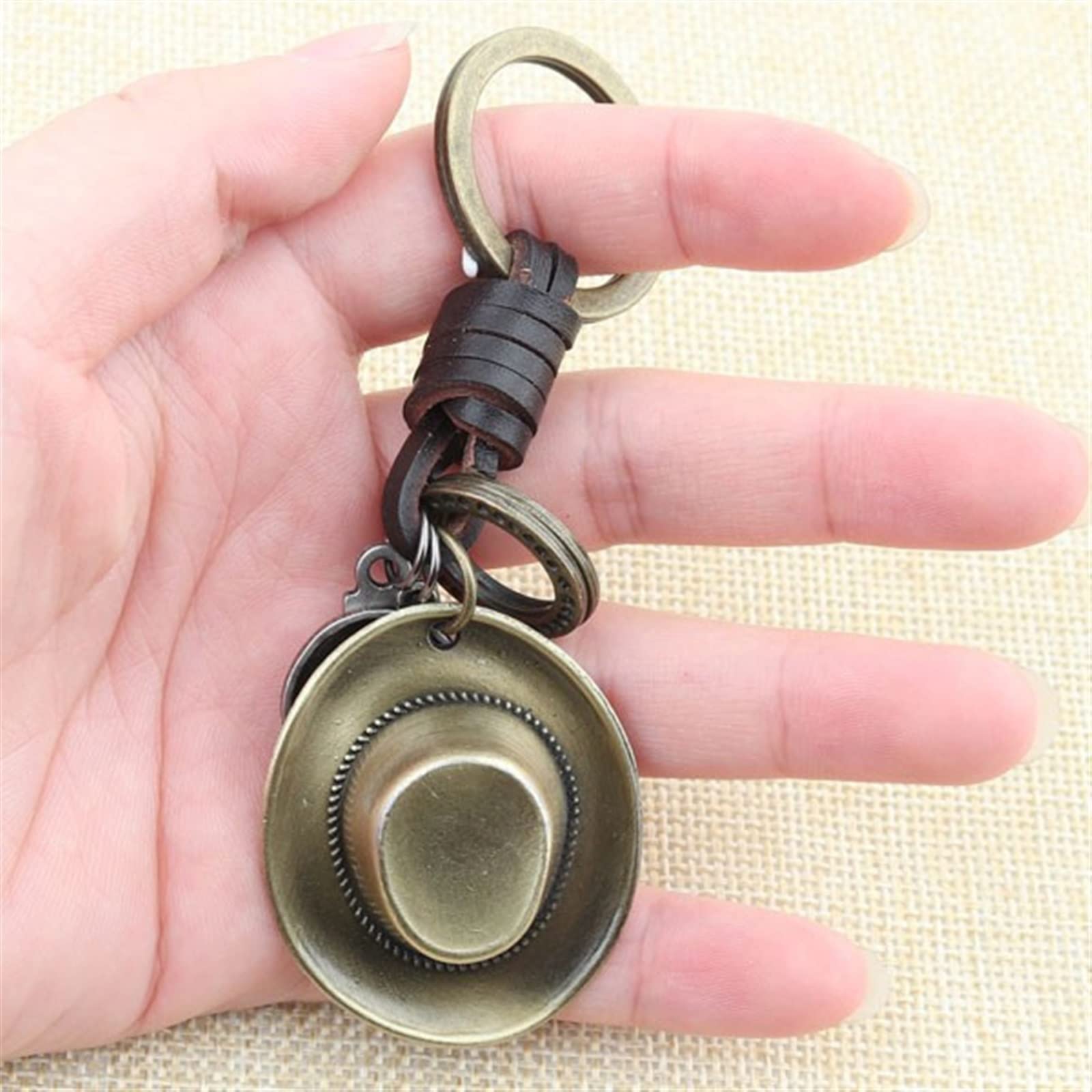 Zipelo Supports De Chapeau Pour Voiture, Porte-chapeau De Cowboy Avec Ventouse Et Corde Faite à La Main, Accessoires De Voiture, Cintre Universel Pour