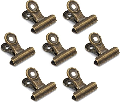 Paquete de 20 clips de acero pulido de 2 pulgadas, clips de metal para carpeta de bulldog, abrazaderas grandes para bolsas de alimentos, fotos, disponible en Yaxa Guatemala