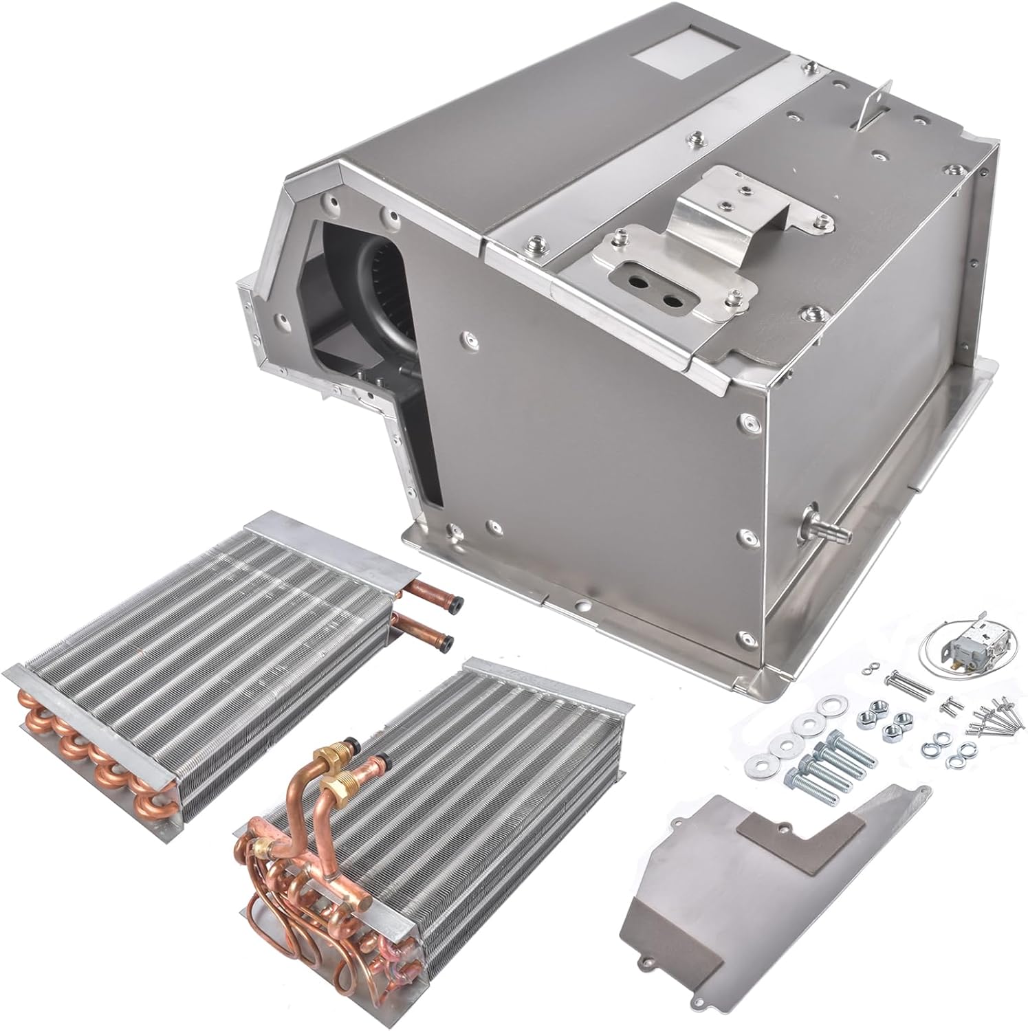 AC Heater Box Assembly Replacement for Kenworth W900 / T600 / T800 / W900B / W900L Series Stainless Steel GELUOXI