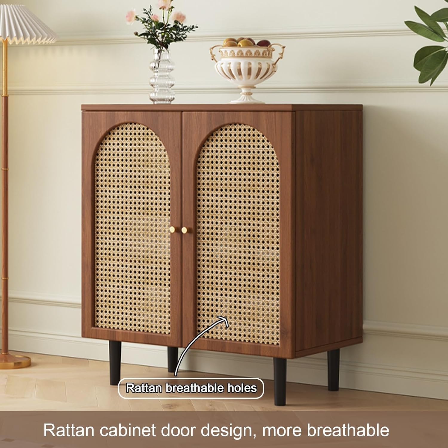 サイドボード バサラ2 80SB LBR 高さ84㎝ 木製 キャビネット 収納棚