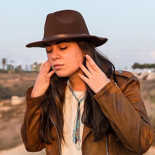 Miniatura 5 de Collares bohemios para mujer, trajes occidentales, collar de vaquera para mujer, joyería bohemia hecha a mano, collar de cuero, joyería de país