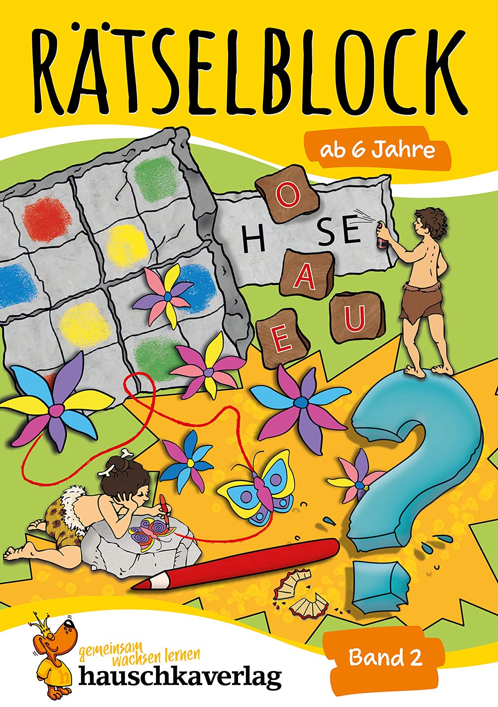 Rätselblock ab 6 Jahre, Band 2, A5-Block: Kunterbunter Rätselspaß: Labyrinthe, Fehler finden, Suchbilder, Wörtergitter, Sudokus u.v.m.: 637 (Rätseln, knobeln, logisches Denken)