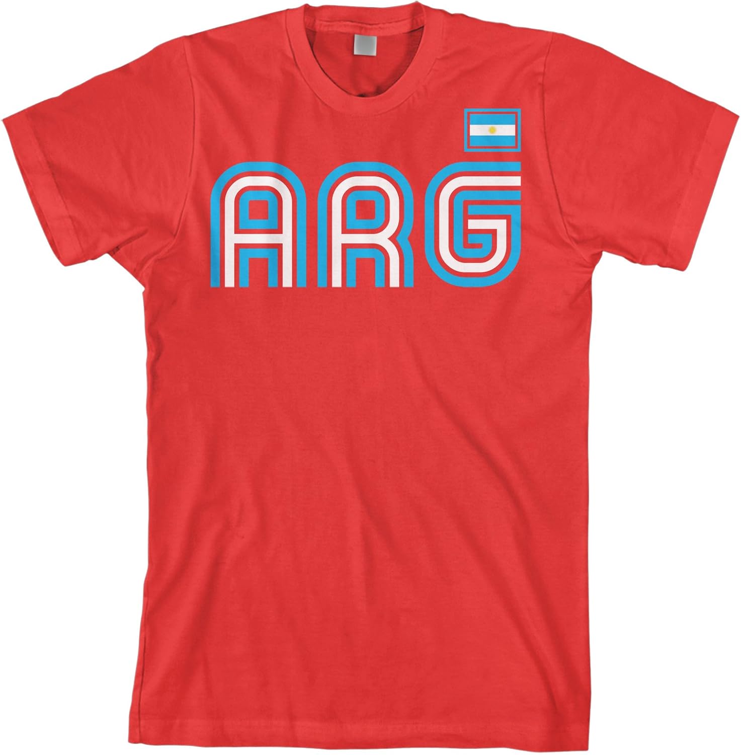 Threadrock Men's Argentina Athletic Retro Series T-Shirt