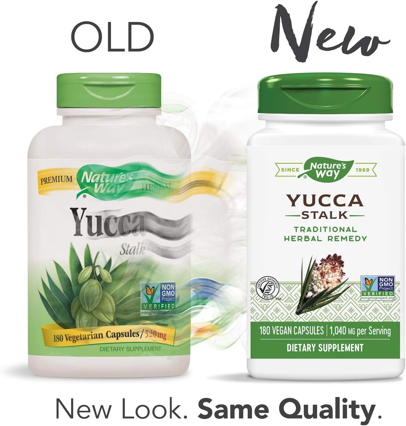 Nature's Way Yucca Stalk, 1,040 mg per serving, 180 Capsules