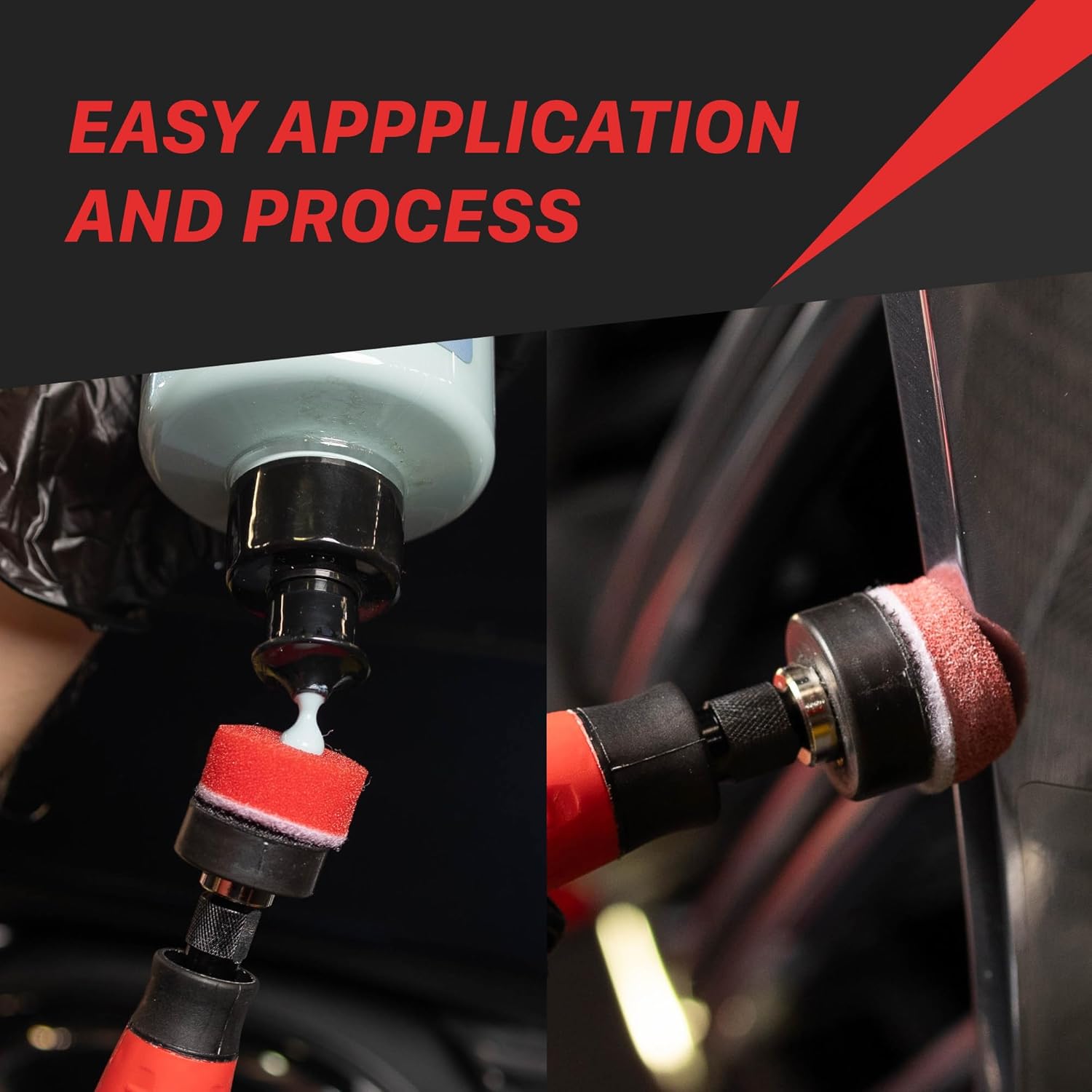 Maxshine Professional Mini Polisher with 5/8” Adaptor for Rotary Tools - Polish Car Headlamps, Brake Lights, Rims - Auto Detailing Tool for Paint Protection, Swirl & Scratch Repair, Glossy Shine