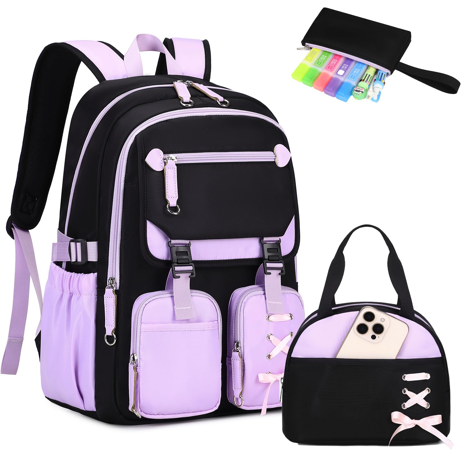 Kids Backpacks for Girls Teens Kawaii