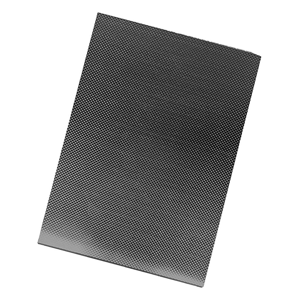 Fibra de carbono 100 % en panel negro de 1,5 mm de alta resistencia 1