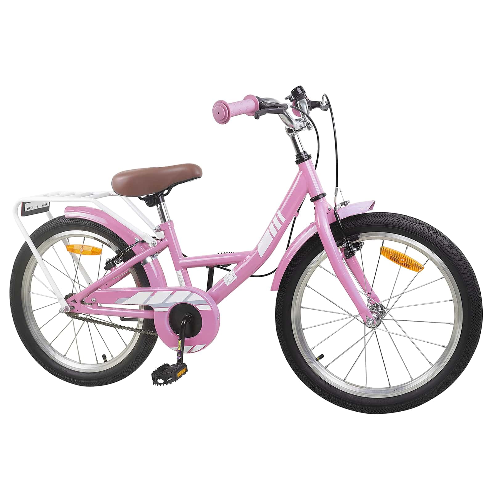 Bicicletta per bambini da 18 pollici, robusta struttura in acciaio