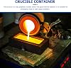 FUOYLOO Graphite Crucible Small Melting Tool Black High Purity Good Heat Conduction for Scientific Experiments Household Refining