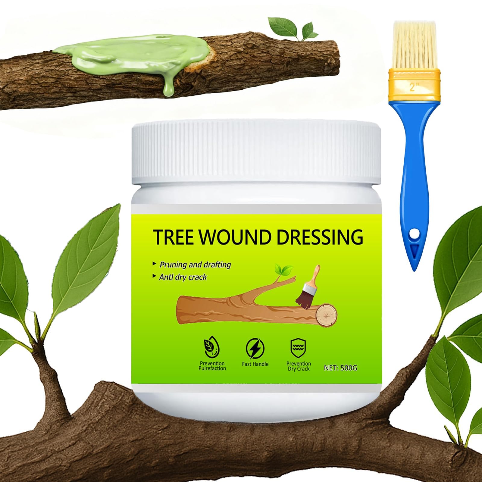 tree wound dressing Upgrade Sealer & Dressing, 500g Tree Pruning Sealer for Cut, Damaged Bark, Grafting – Effective Tree Repair Sealant for Shrub, Bonsai, Rose, Orchard Horticulture Grade Seal Formula Its weather Size (US):4 handmade dress New Khmer Traditional Clothes