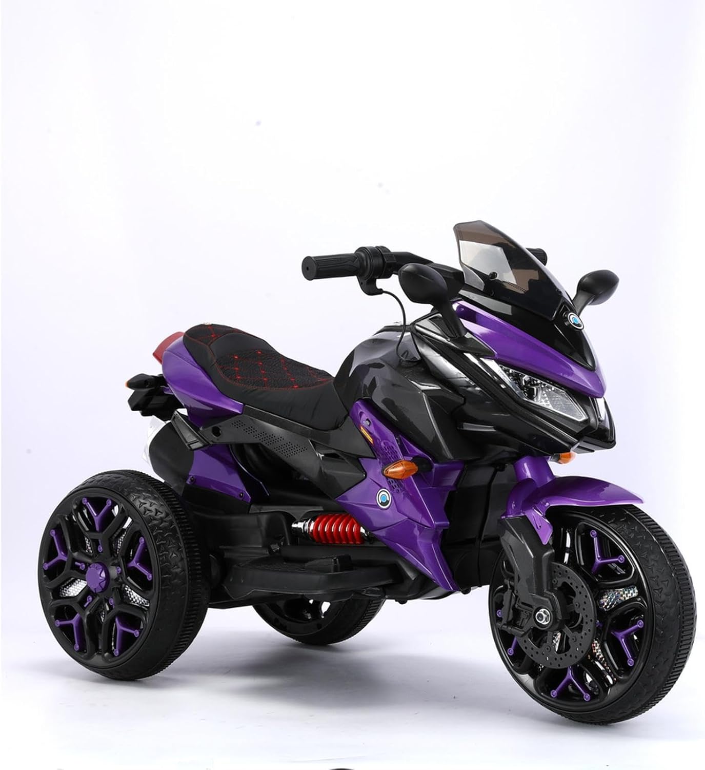 Kids Motorcycle Motorcycle 3-Wheels Battery Powered Motorbike 12 V on Toy with PU Seat