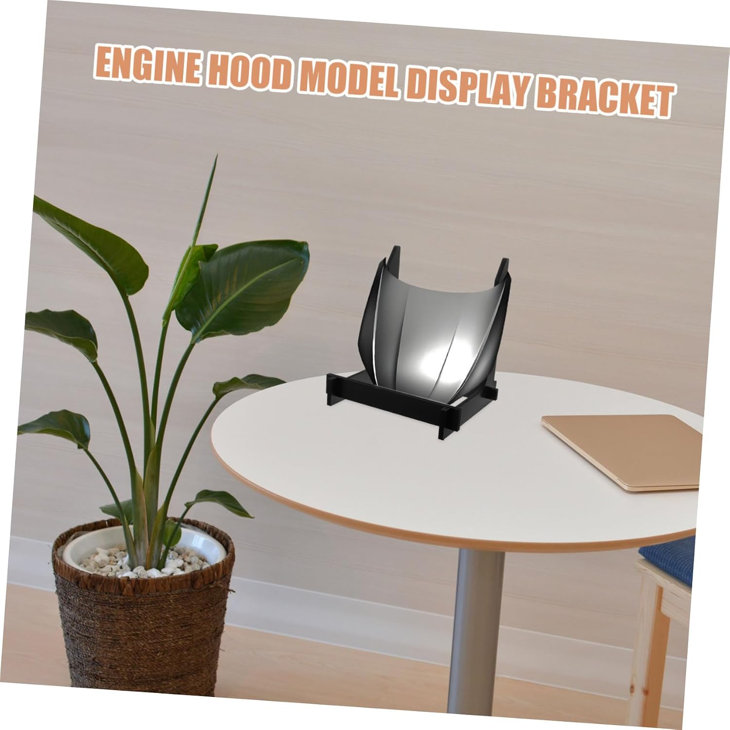 BESTYASH Car Hood Display Rack PVC Auto Film Stand for Secure Exhibition of Car Models Sleek Design for Robust and Stable Support for Color Changing Film Display